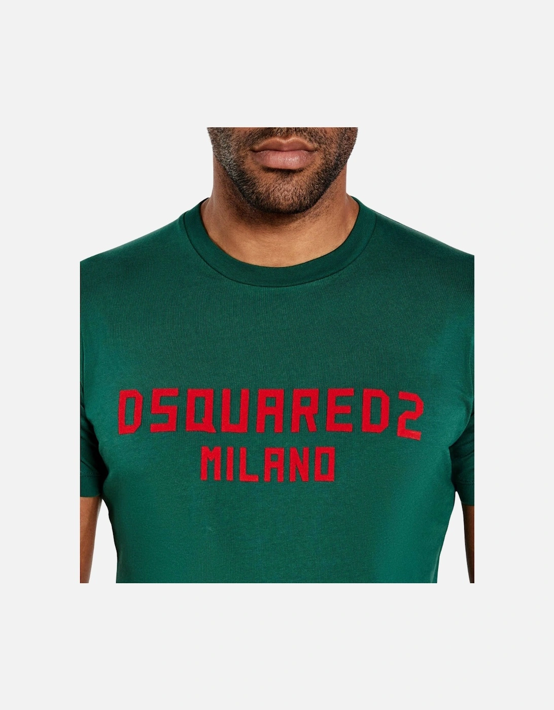 Milano Logo Cool Fit Green T-Shirt