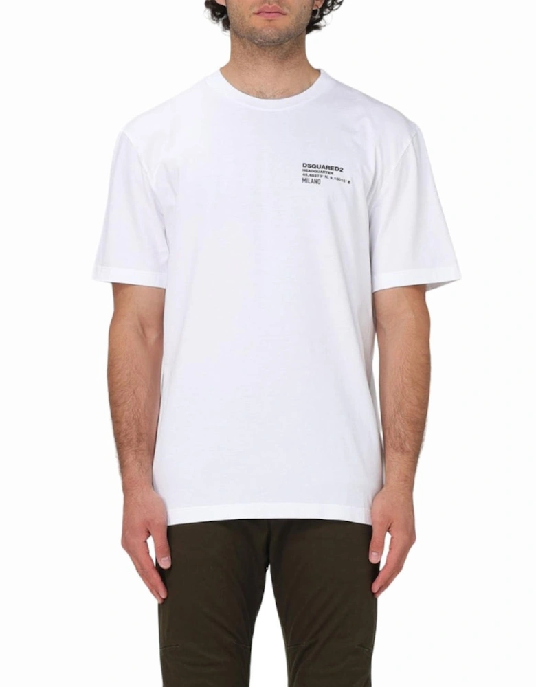 Headquarters Logo White T-Shirt