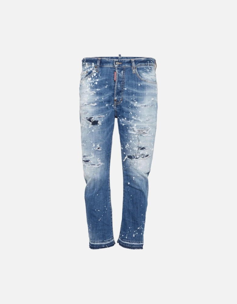 Medium Sea Salt Wash Bro Jeans Navy Blue