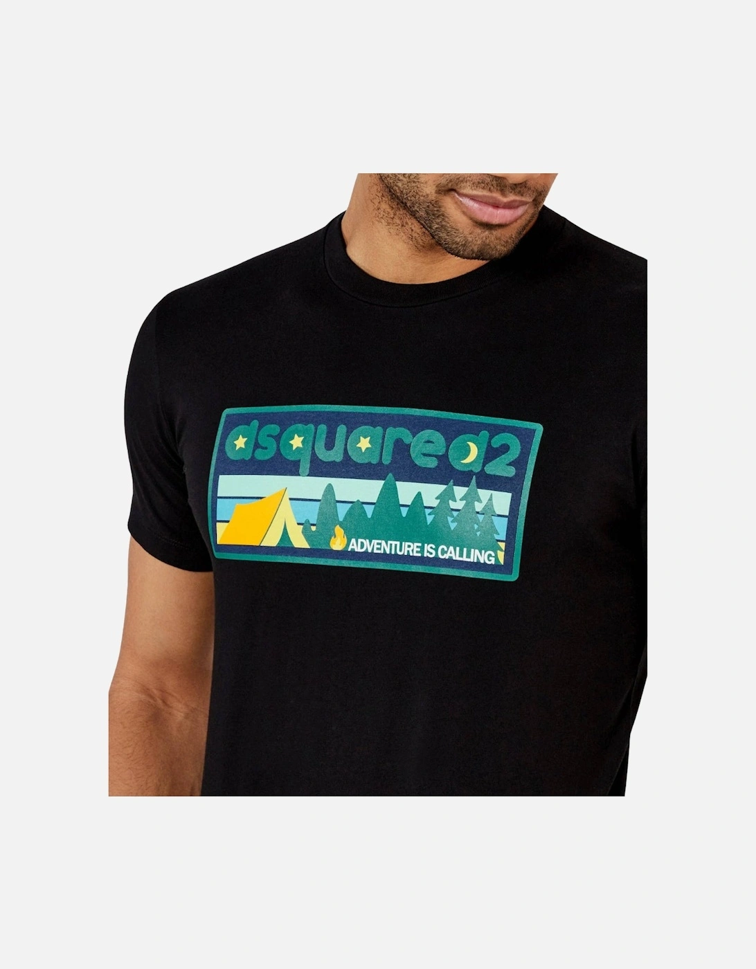 Adventure Is Calling Black T-Shirt