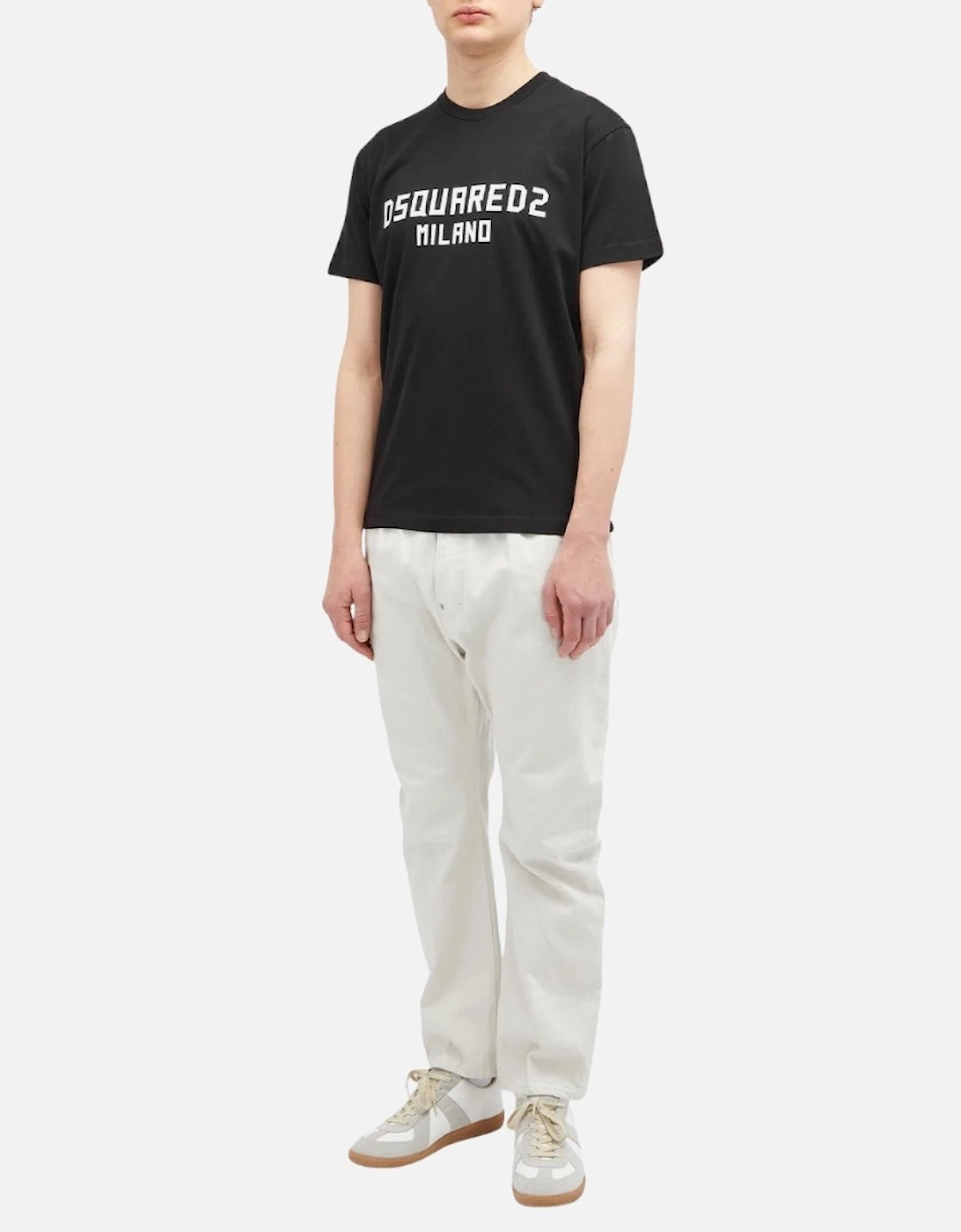 Milano Logo Cool Fit Black T-Shirt