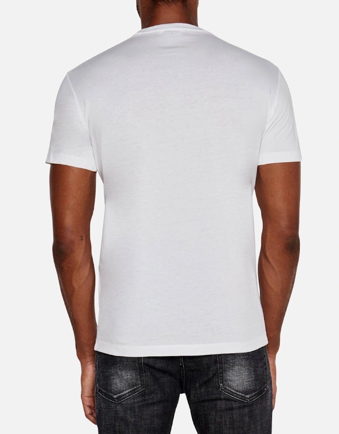Dripping Logo White T-Shirt