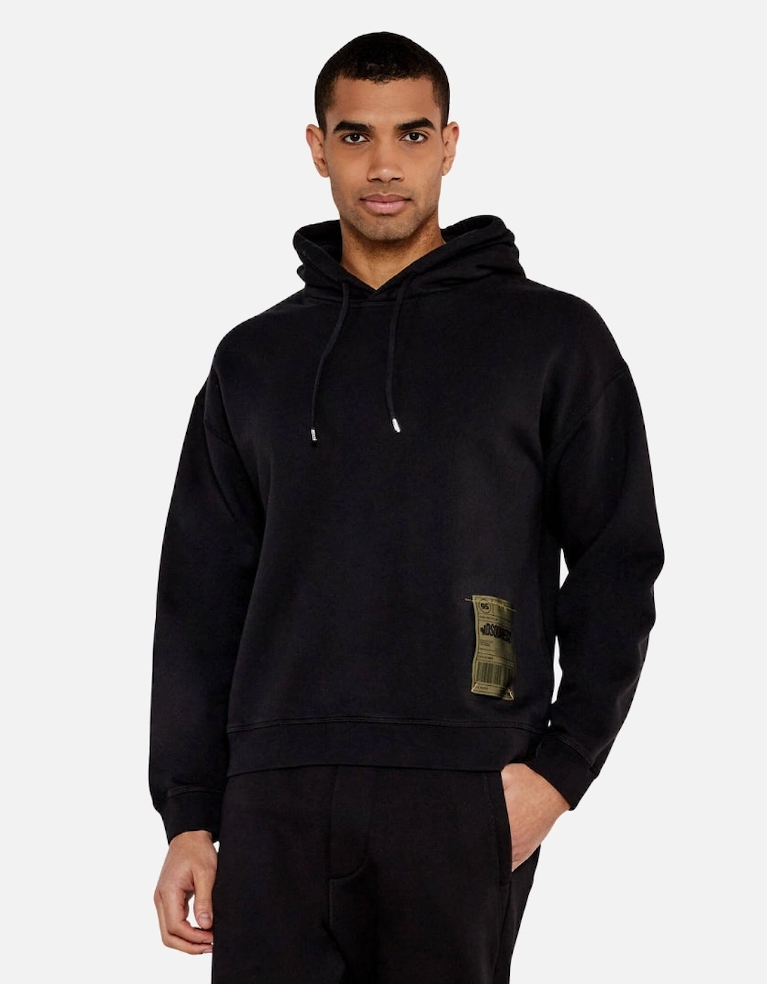 Patch Design Black Hoodie