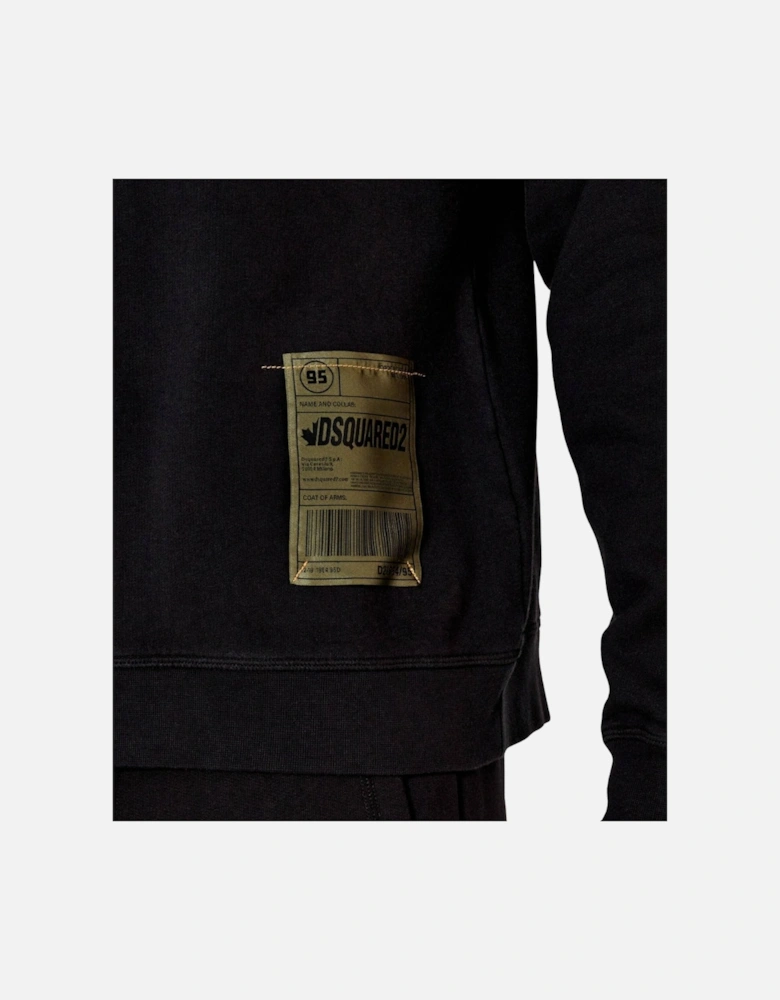 Patch Design Black Hoodie