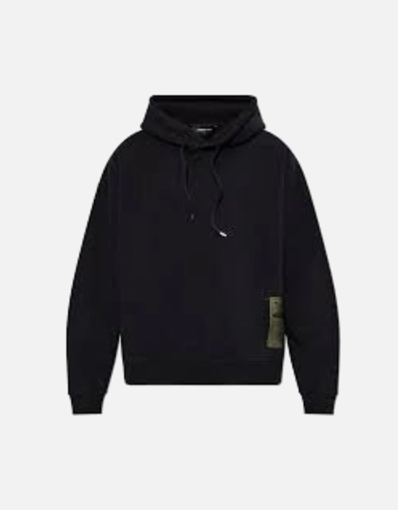 Patch Design Black Hoodie