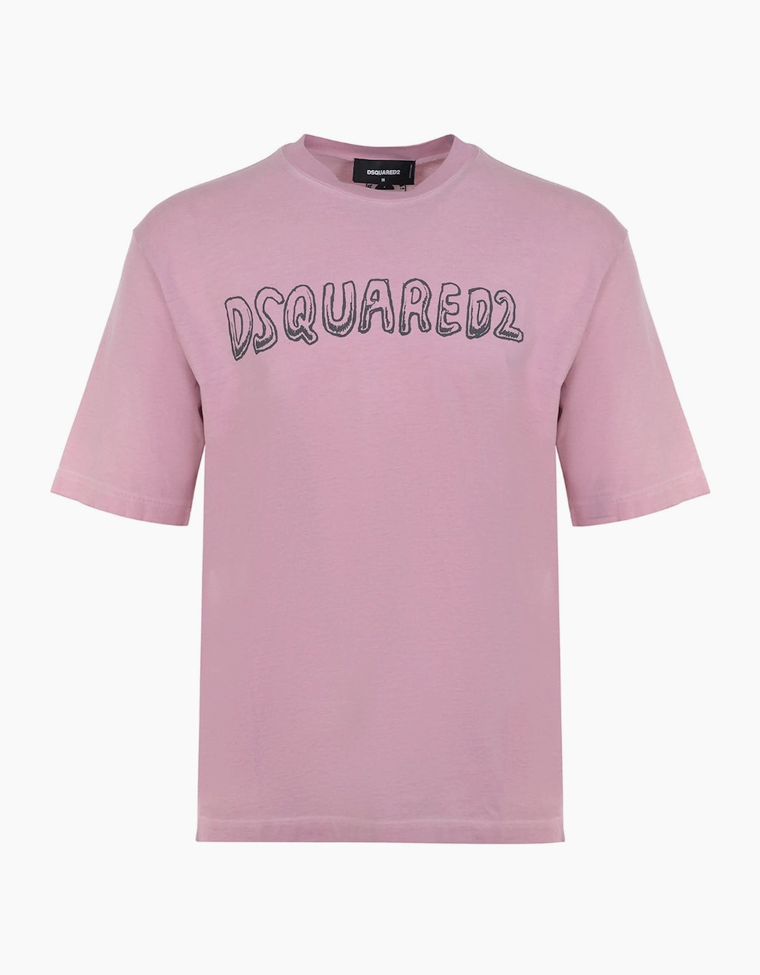 Dsquared2 Men's Dsquared2 Best Fade Loose Fit Cartoon Logo T-Shirt Dusty Antic Rose - Pink