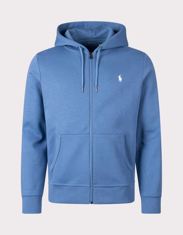 Zip Through Double Knit Hoodie