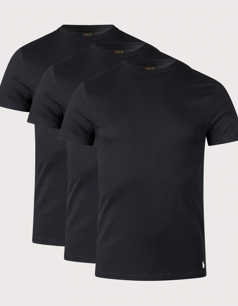 3 Pack Slim Fit Crewneck Loungewear T-Shirt