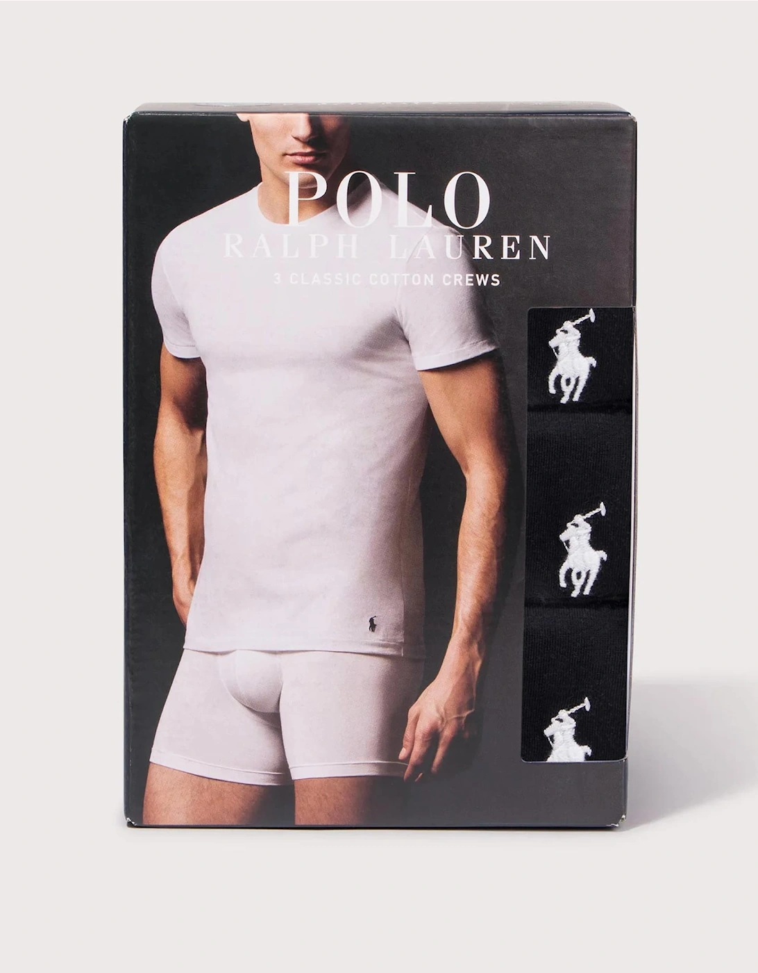 3 Pack Slim Fit Crewneck Loungewear T-Shirt