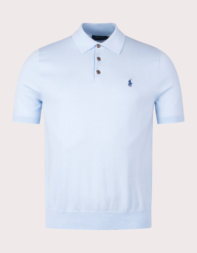 Cotton Knitted Polo Shirt