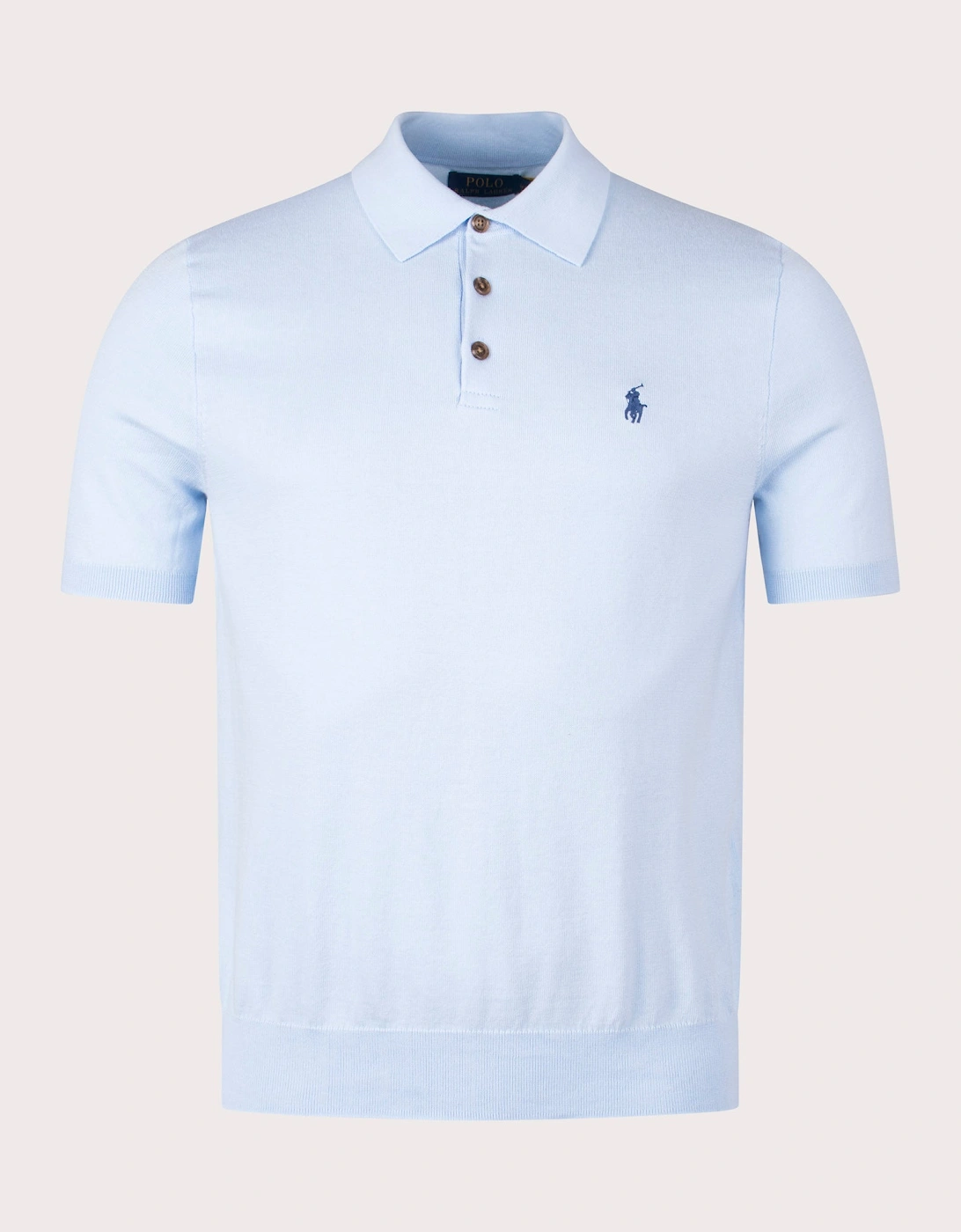 Cotton Knitted Polo Shirt, 4 of 3