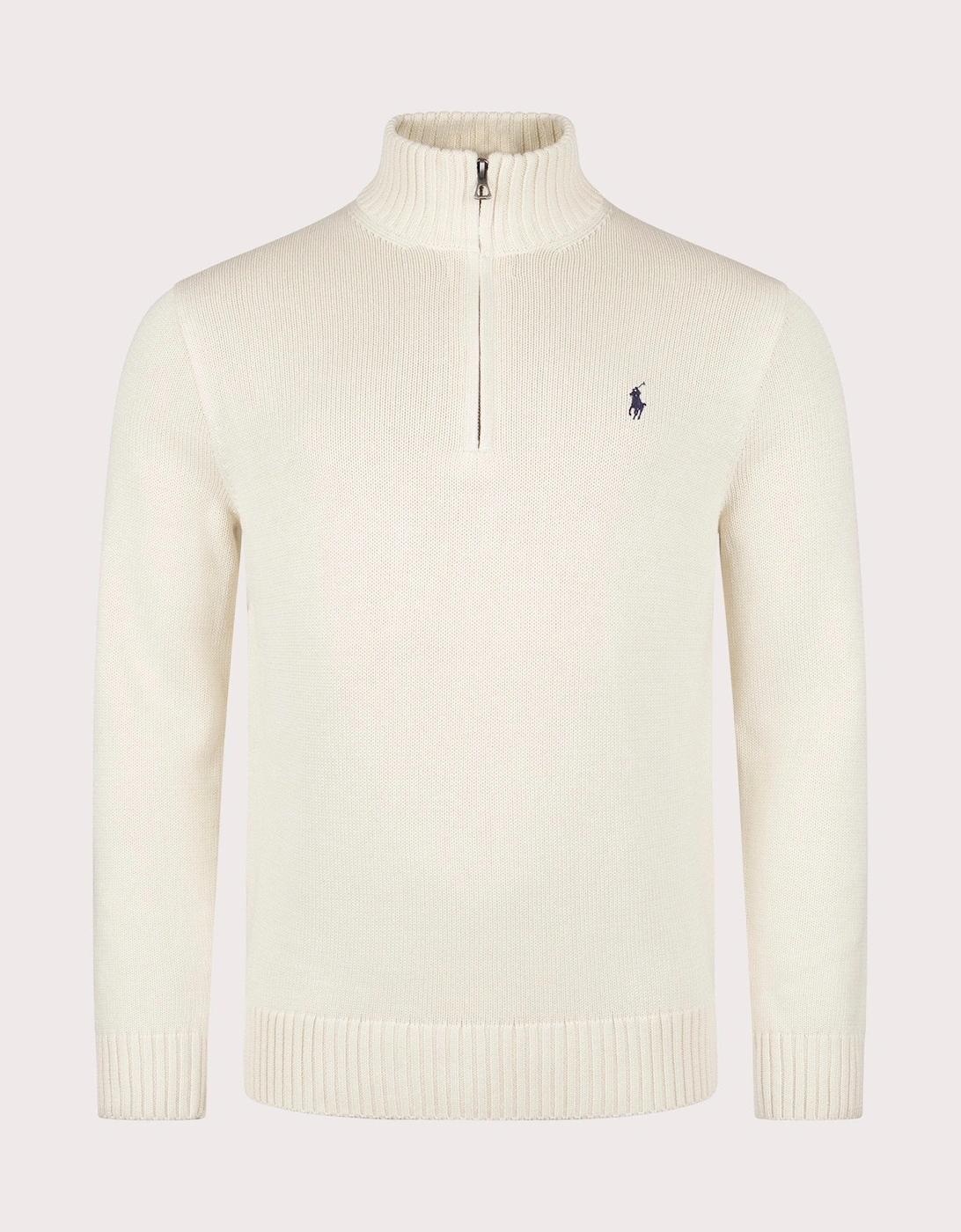 Mesh-Knit Cotton Quarter Zip Jumper, 4 of 3
