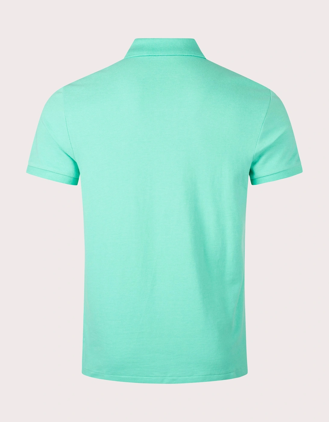 Custom Slim Fit Mesh Polo Shirt