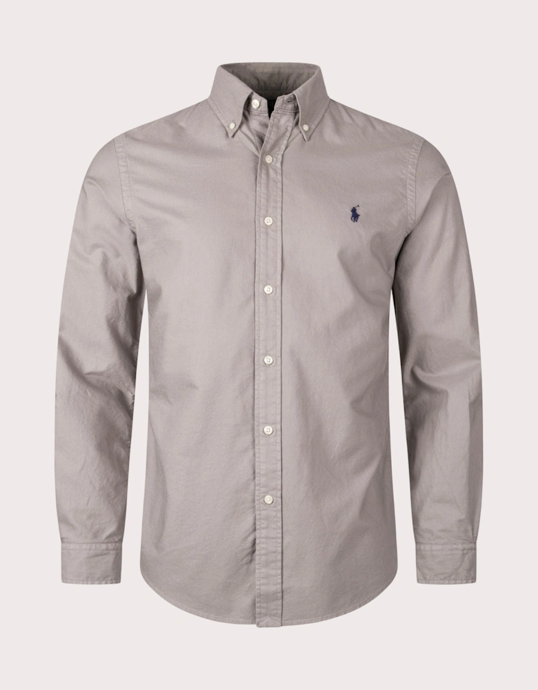 Custom Fit Garment Dyed Oxford Shirt