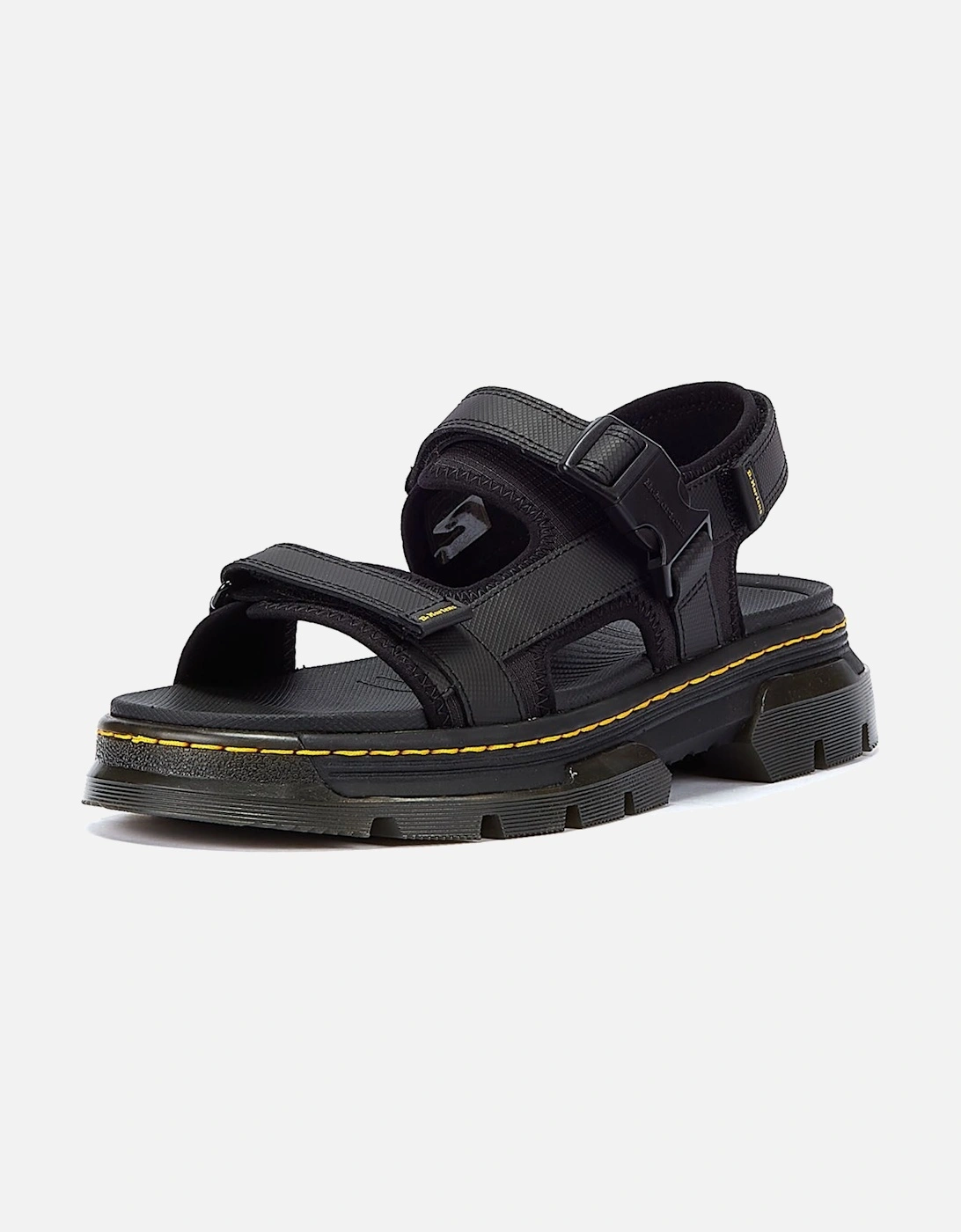 Dr. Martens Forster II Polyrip Black Sandals