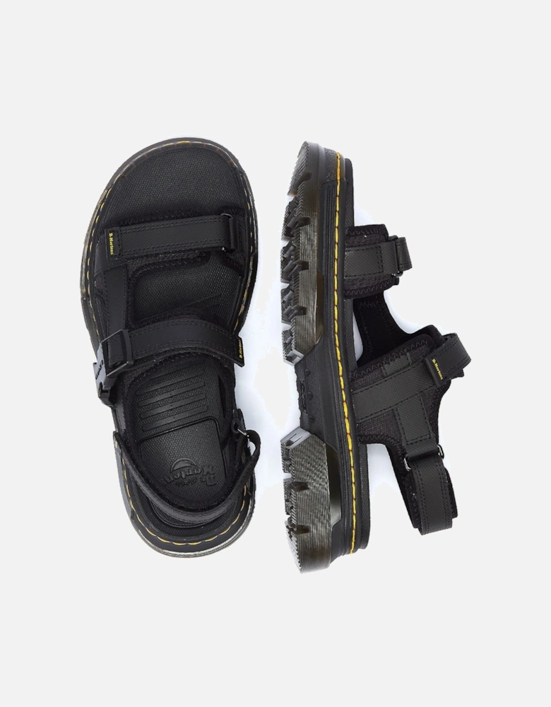 Dr. Martens Forster II Polyrip Black Sandals