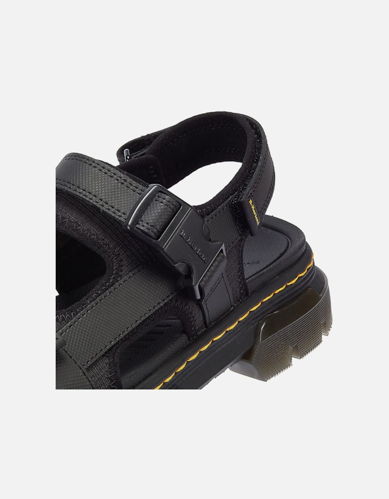 Dr. Martens Forster II Polyrip Black Sandals
