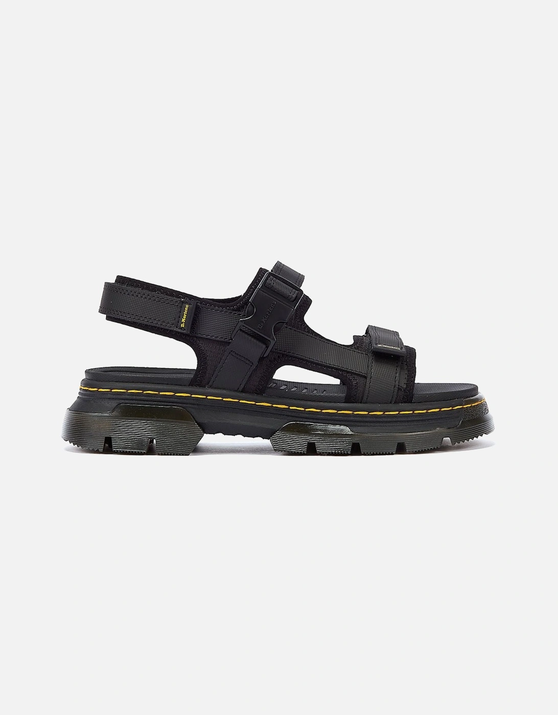 Dr. Martens Forster II Polyrip Black Sandals