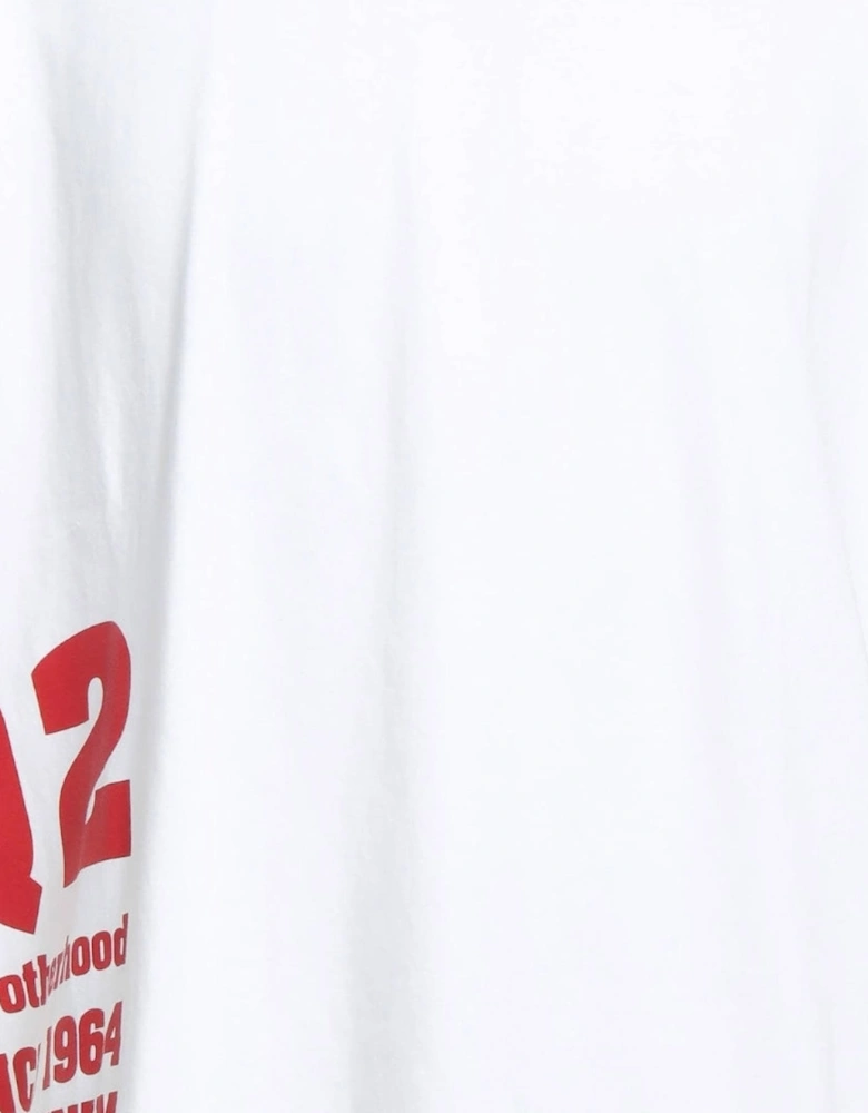 DQ2 Side Logo White T-Shirt