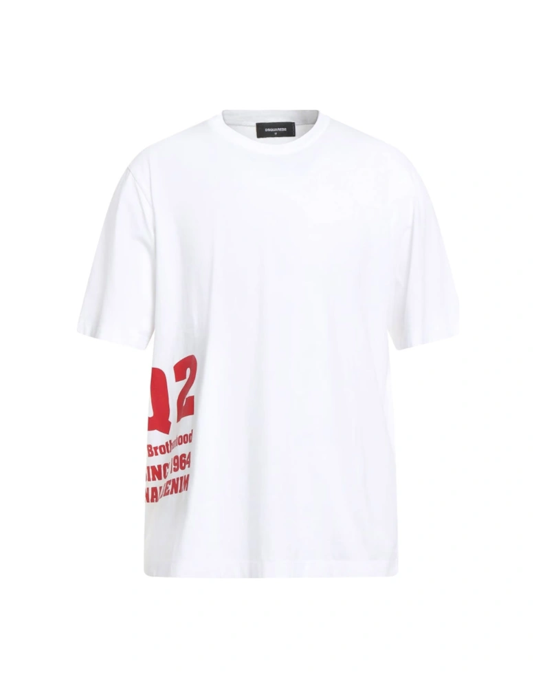 DQ2 Side Logo White T-Shirt