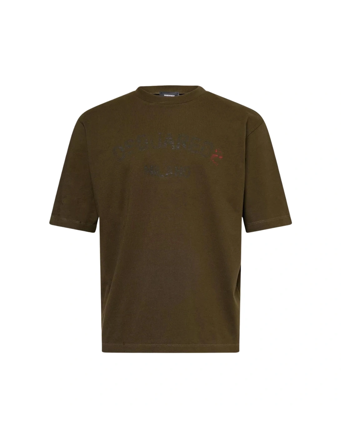 Milano Logo Military Green T-Shirt, 6 of 5