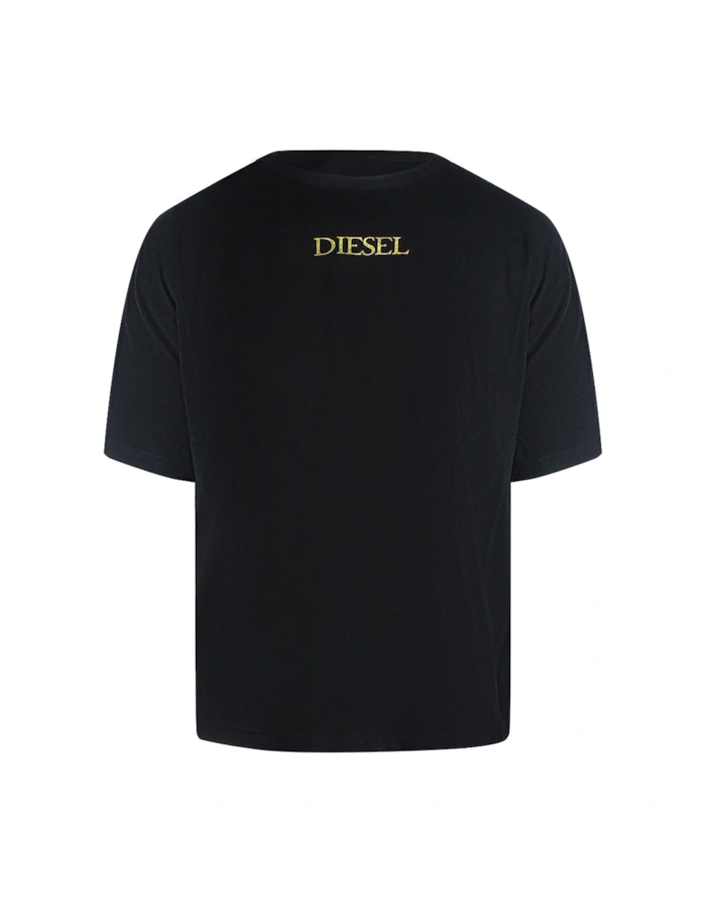Gold Logo Black T-Shirt