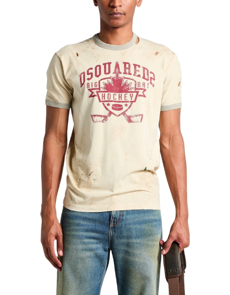Hockey Design Champagne T-Shirt