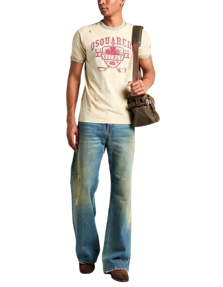 Hockey Design Champagne T-Shirt