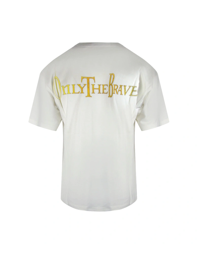 Gold Logo White T-Shirt