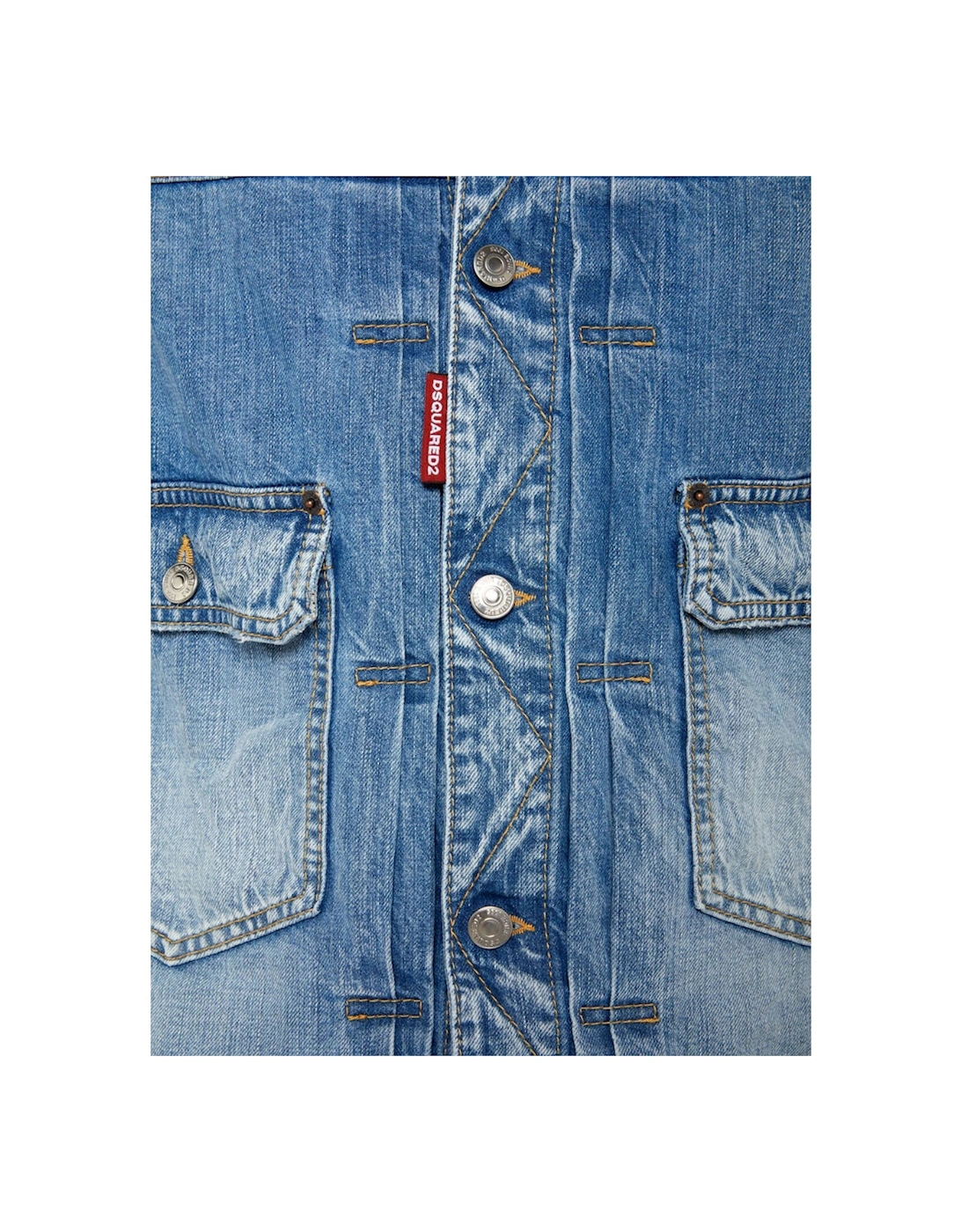 Heritage Boxy Denim Jacket Navy Blue