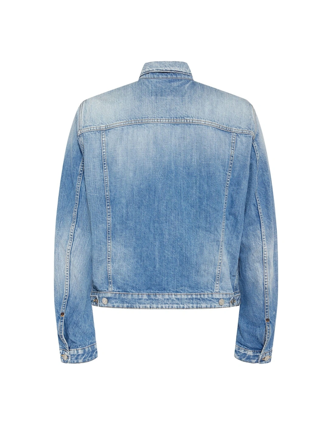 Heritage Boxy Denim Jacket Navy Blue