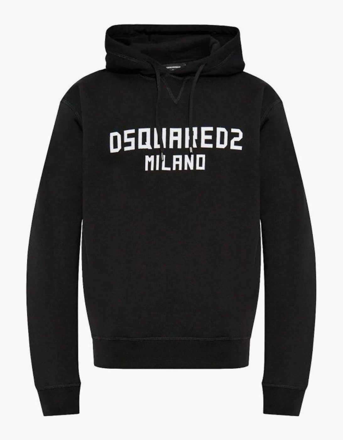 Dsquared2 Men's Black Milano Logo Cool Fit Hoodie  38 M
