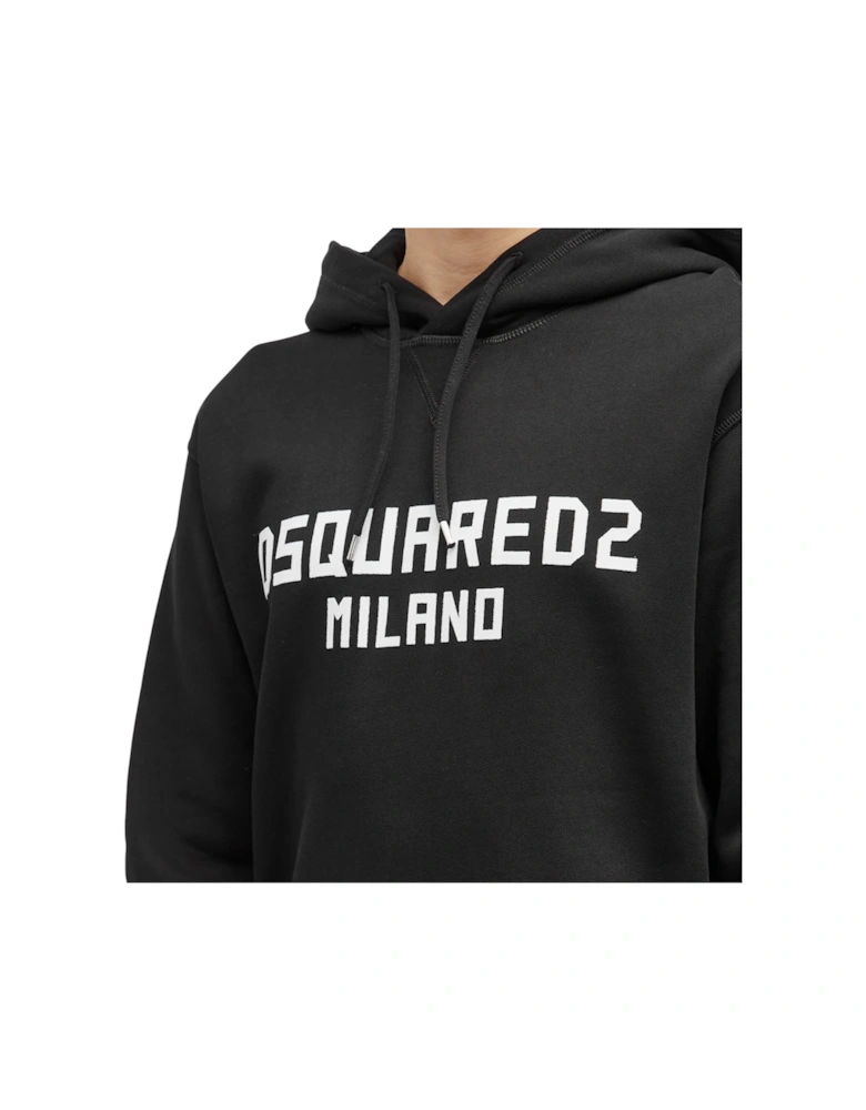 Milano Logo Cool Fit Black Hoodie