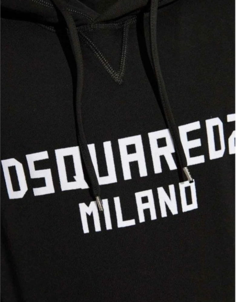 Milano Logo Cool Fit Black Hoodie