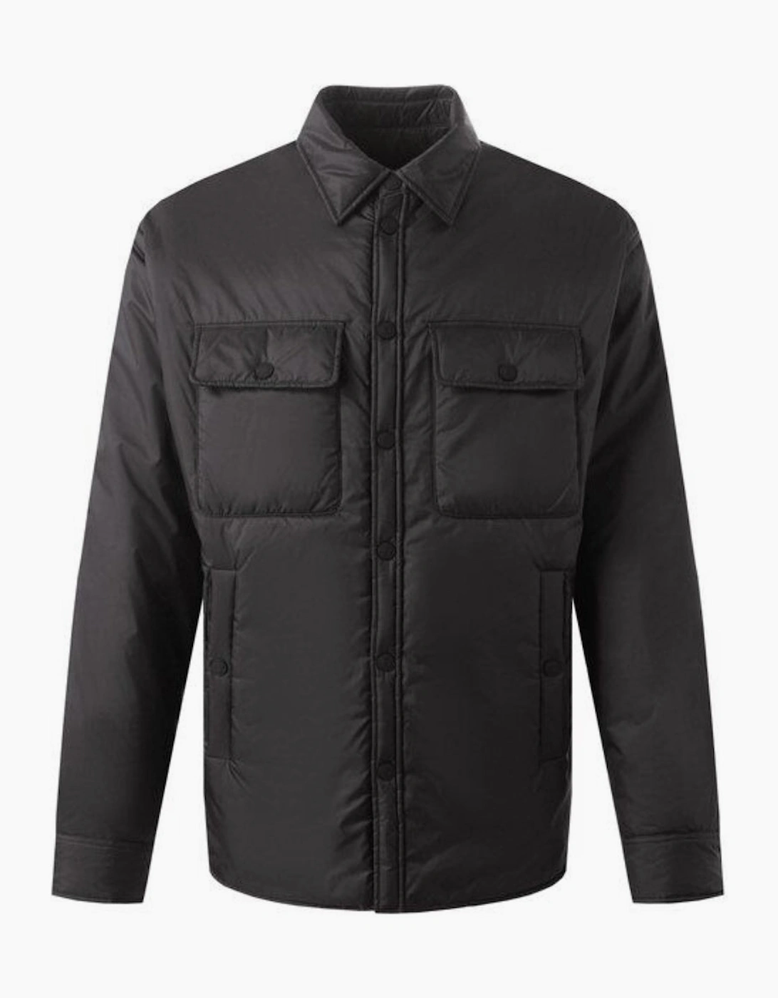 Dsquared2 Men's Black Light Puffer Shirt Jacket  48/Regular Xxxxl