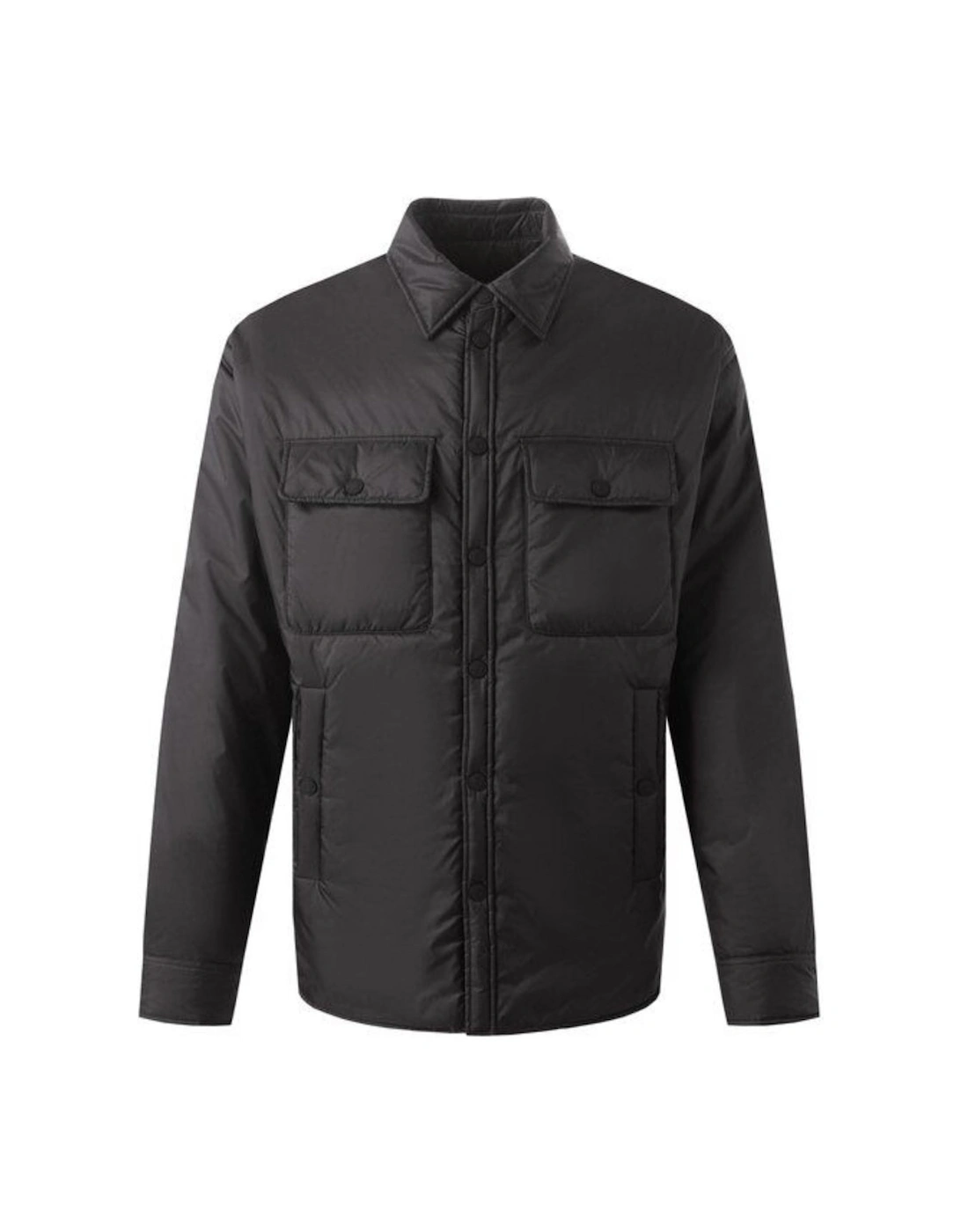 Light Puffer Shirt Black Jacket, 6 of 5