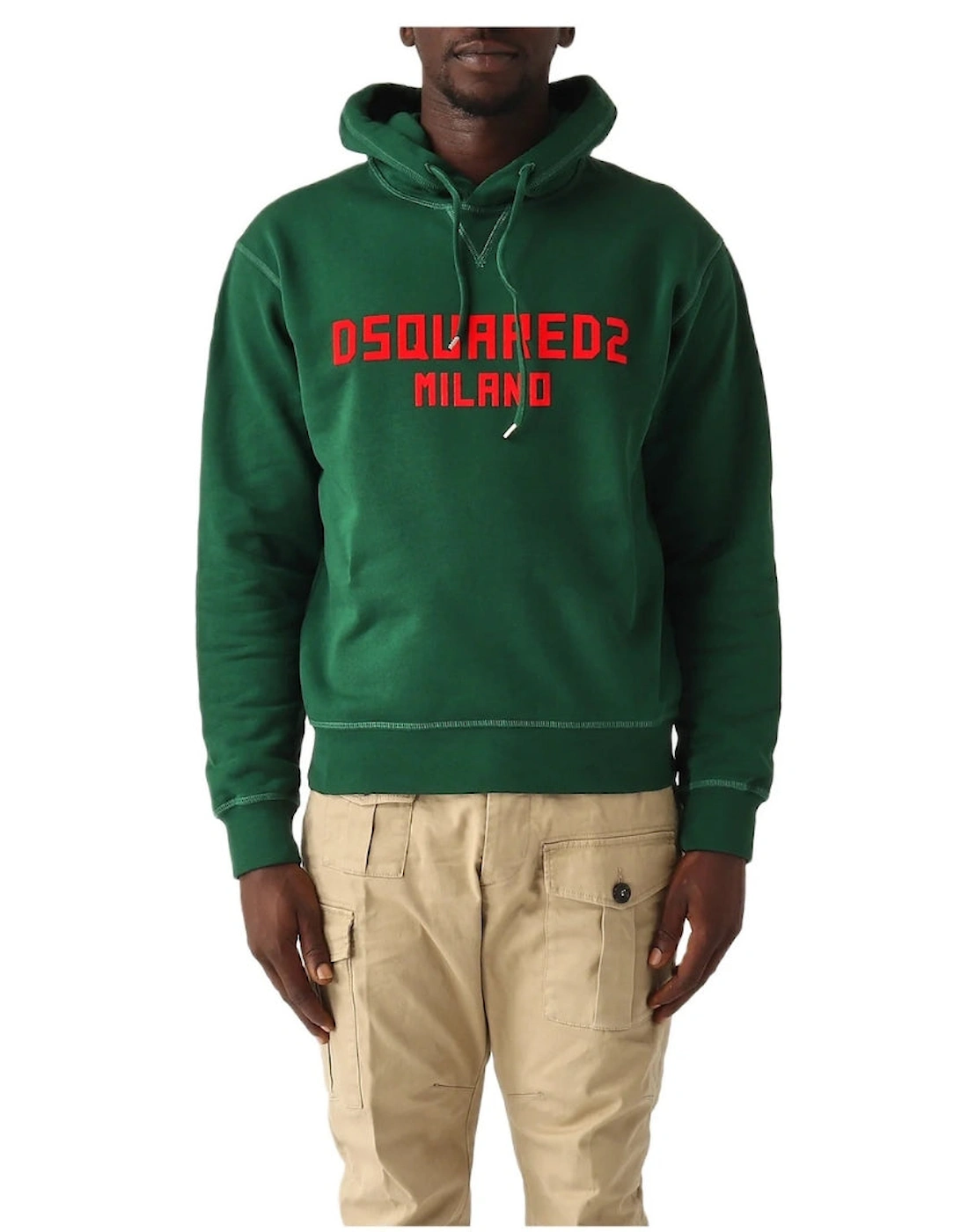 Milano Logo Cool Fit Green Hoodie