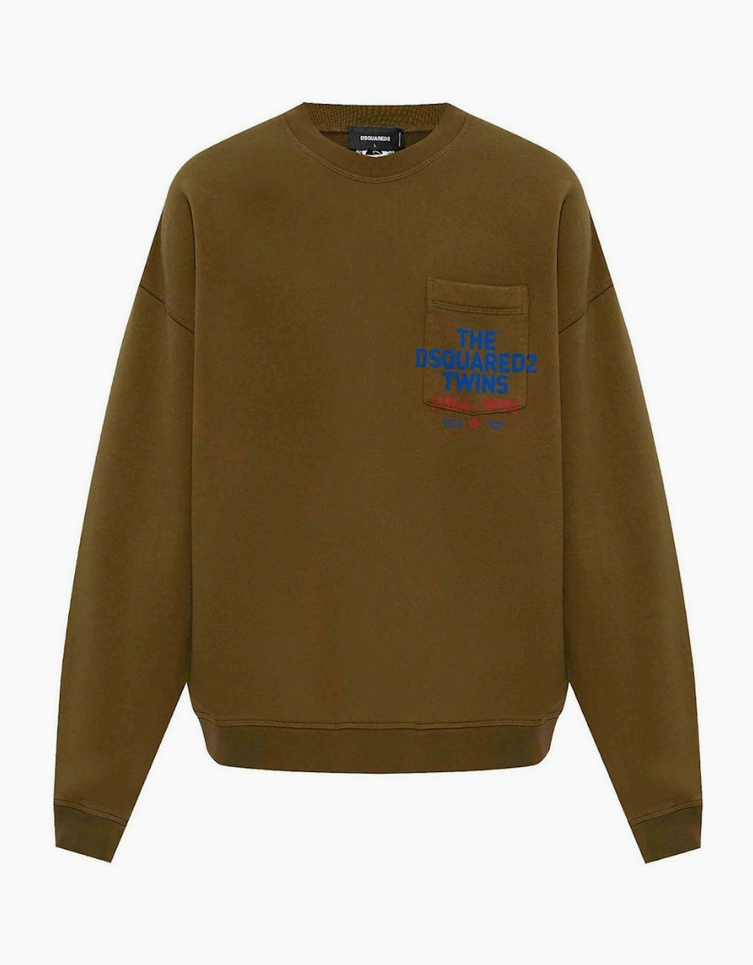 Pocket Logo Military Green Sweatshirt, 6 of 5
