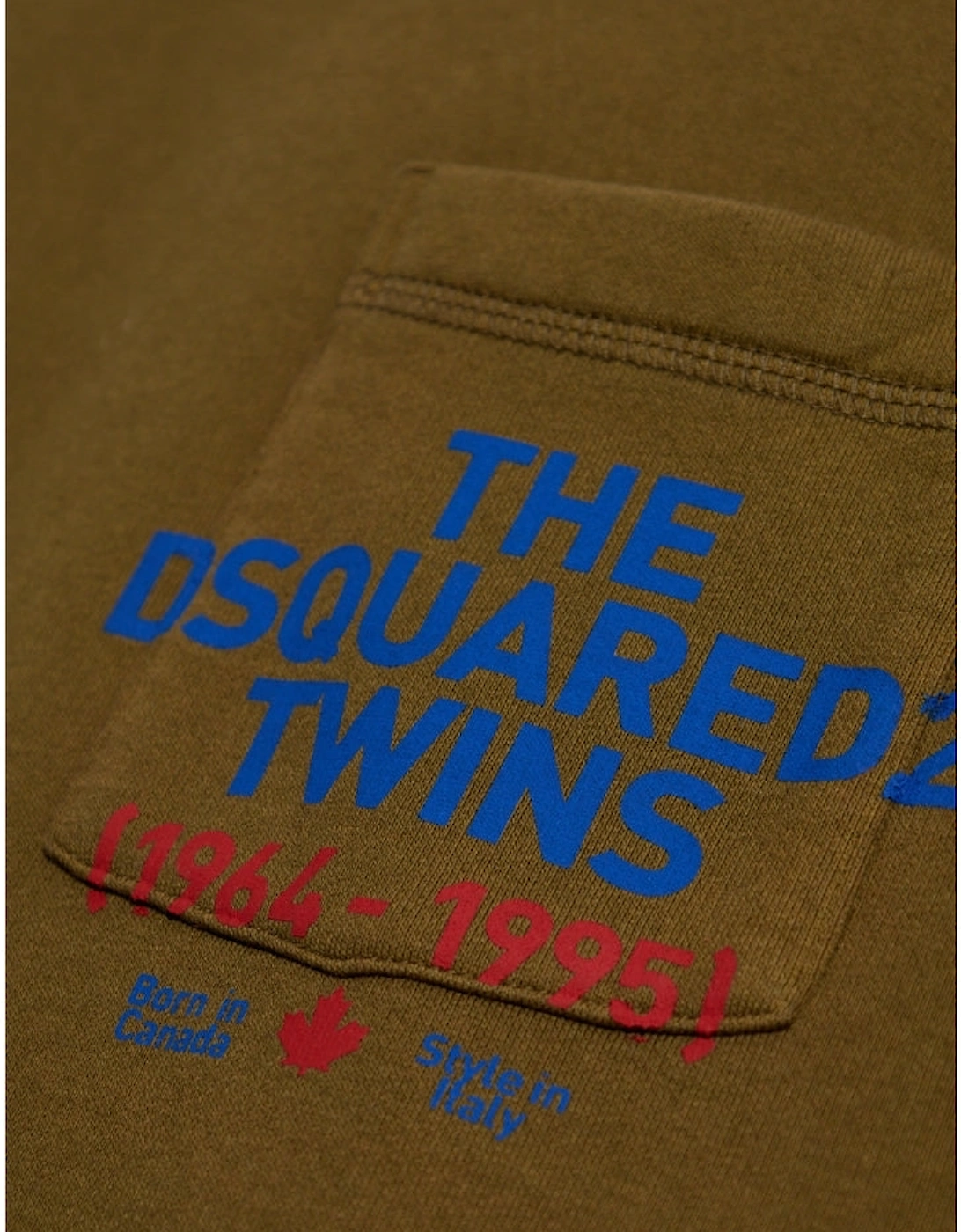 Pocket Logo Military Green Sweatshirt