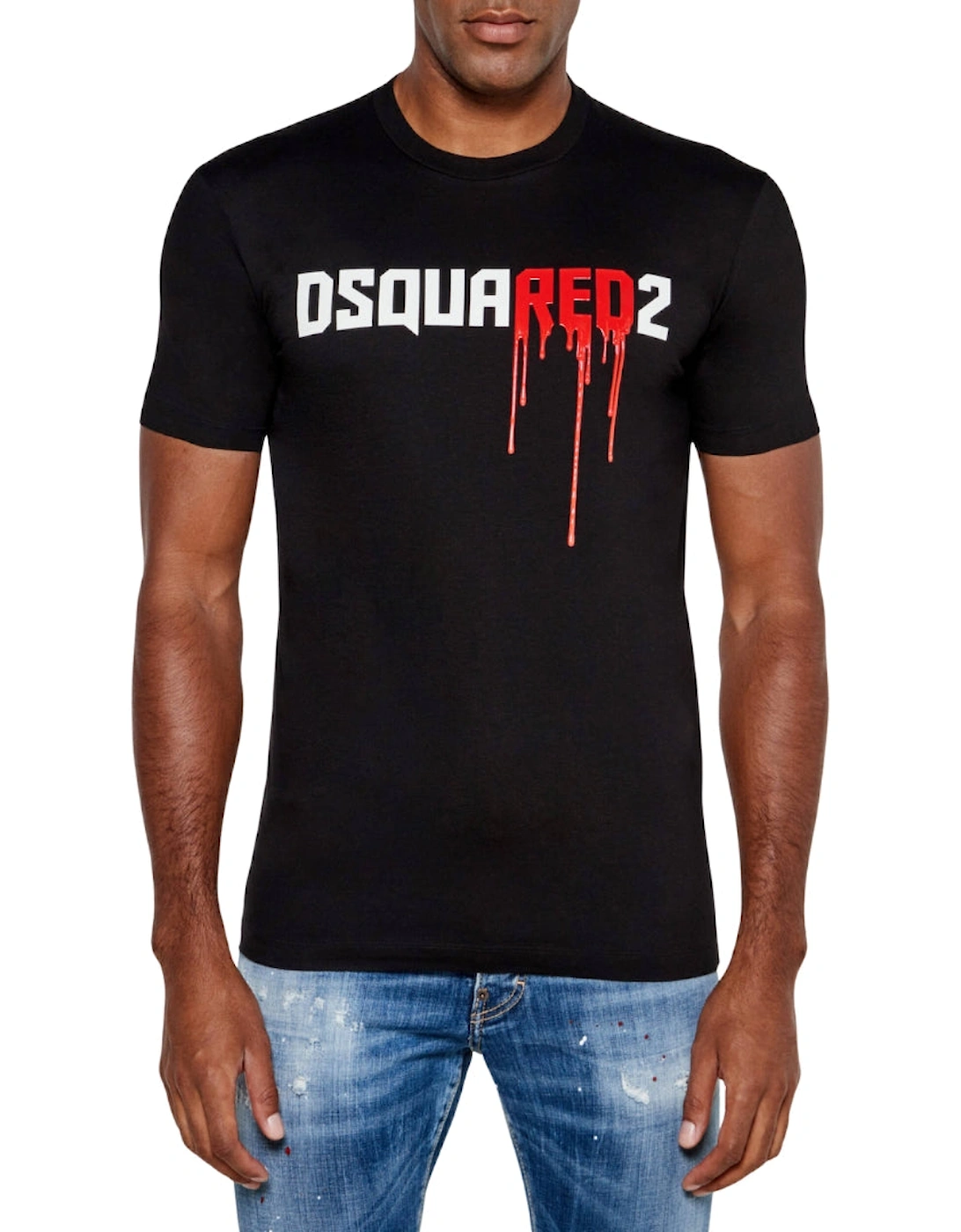 Bloody Red Logo Black T-Shirt