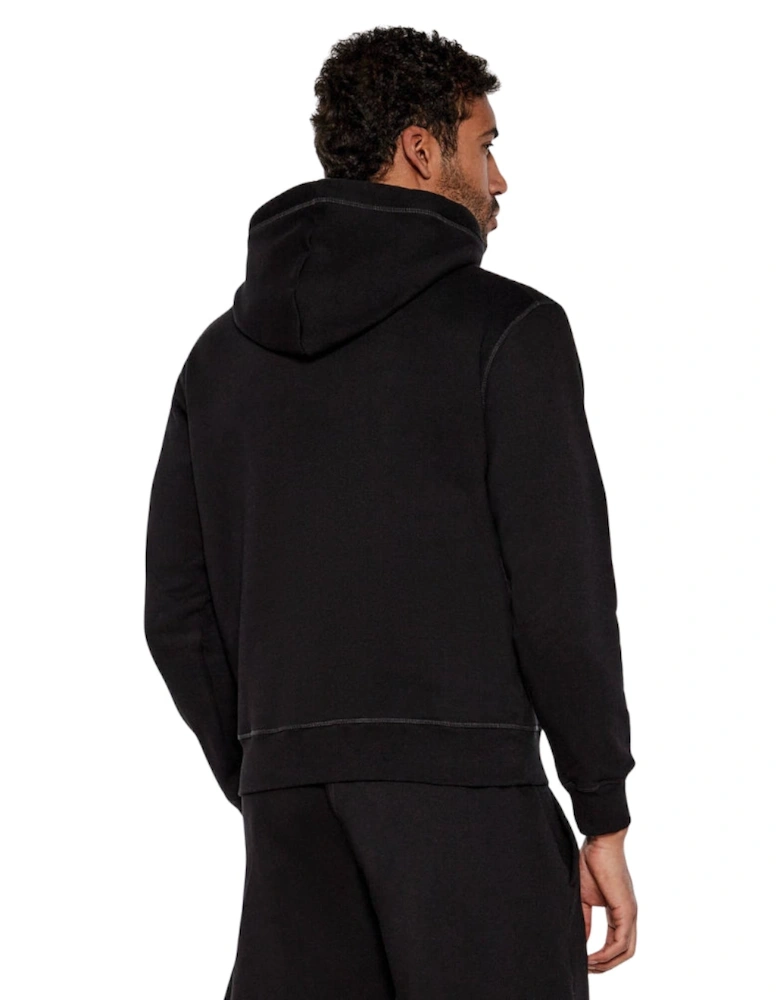 Maple Leaf Patch Logo Cool Fit Black Hoodie