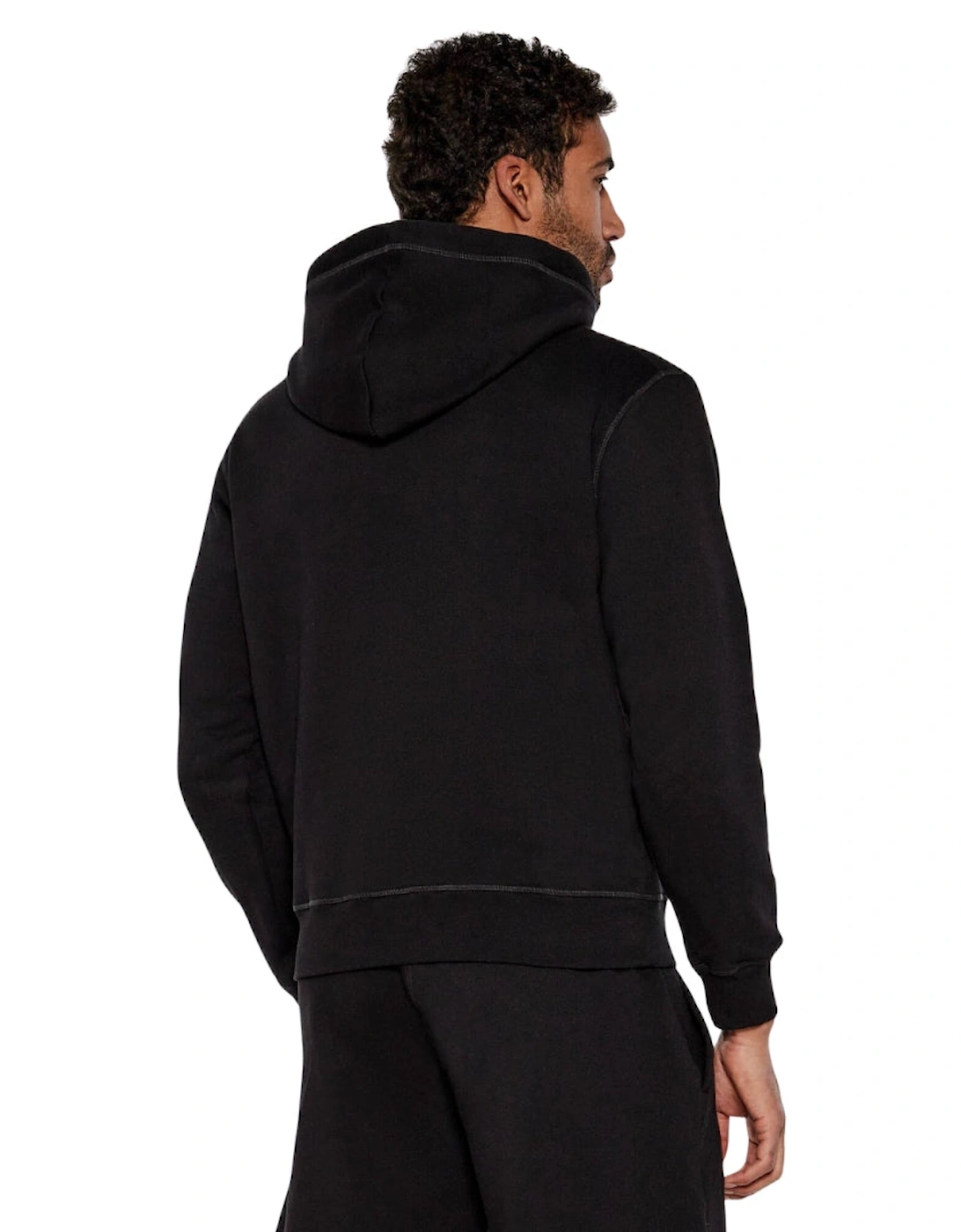 Maple Leaf Patch Logo Cool Fit Black Hoodie