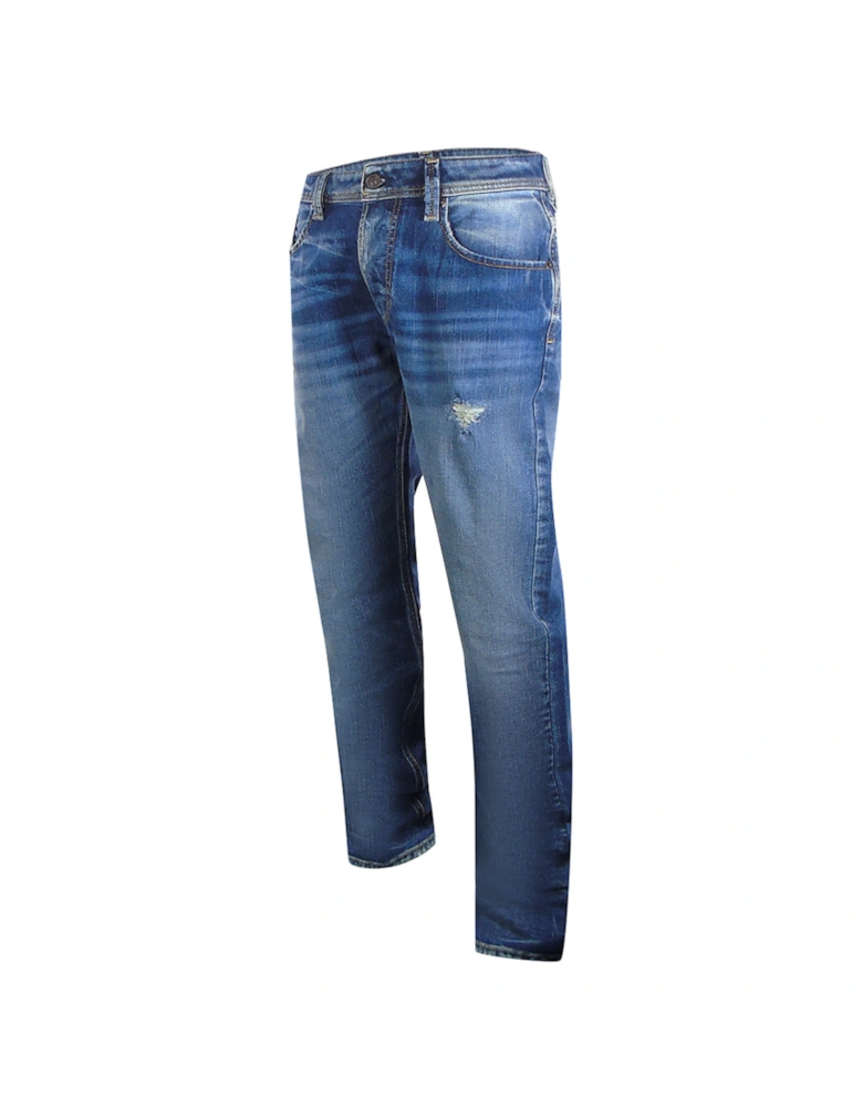 Larkee-X Dark Blue Denim Pants