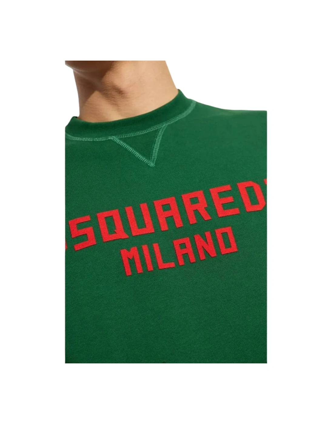 Milano Logo Cool Fit Green Sweatshirt