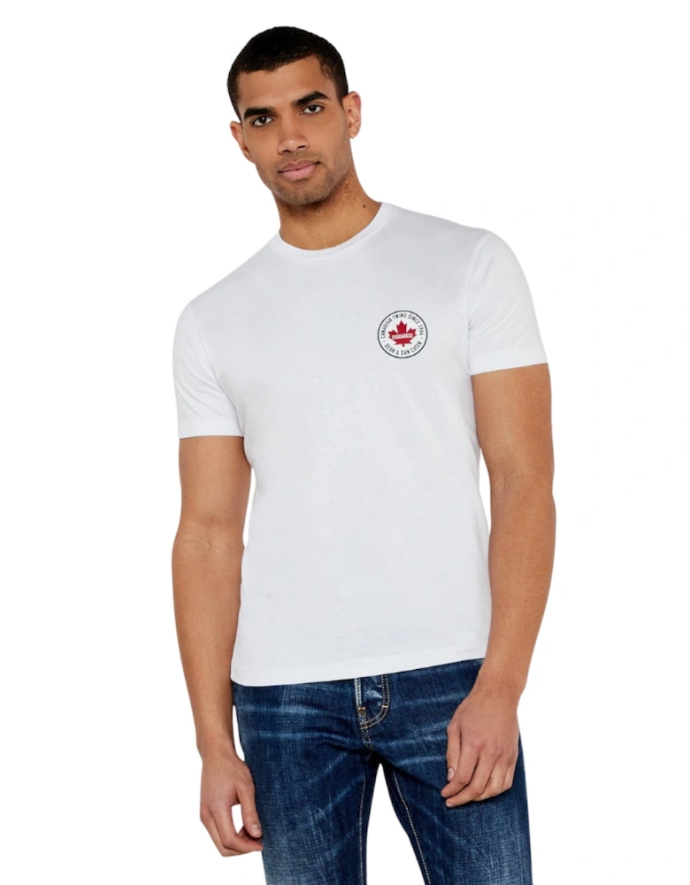 Small Maple Logo White T-Shirt