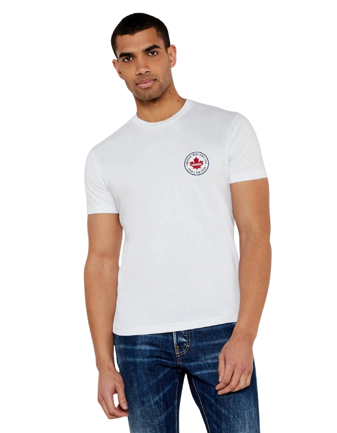 Small Maple Logo White T-Shirt