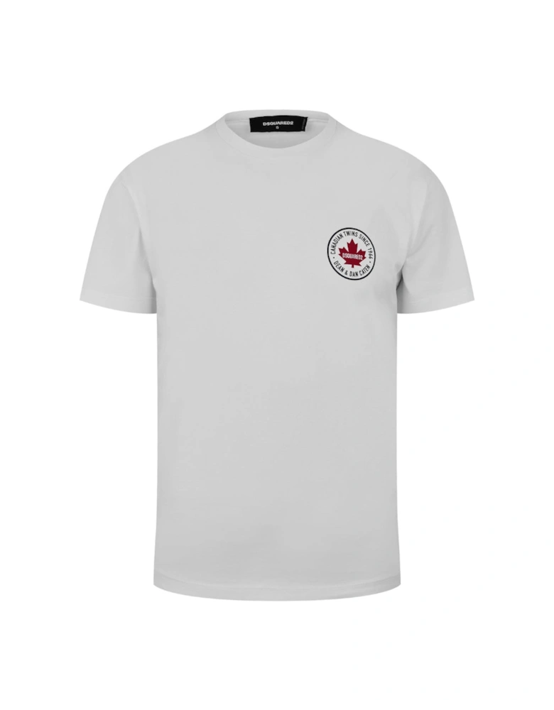 Small Maple Logo White T-Shirt