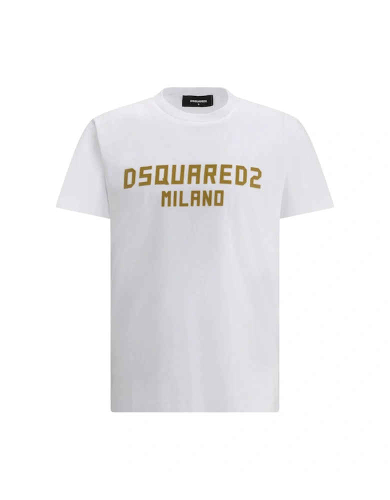 Milano Logo Cool Fit White T-Shirt