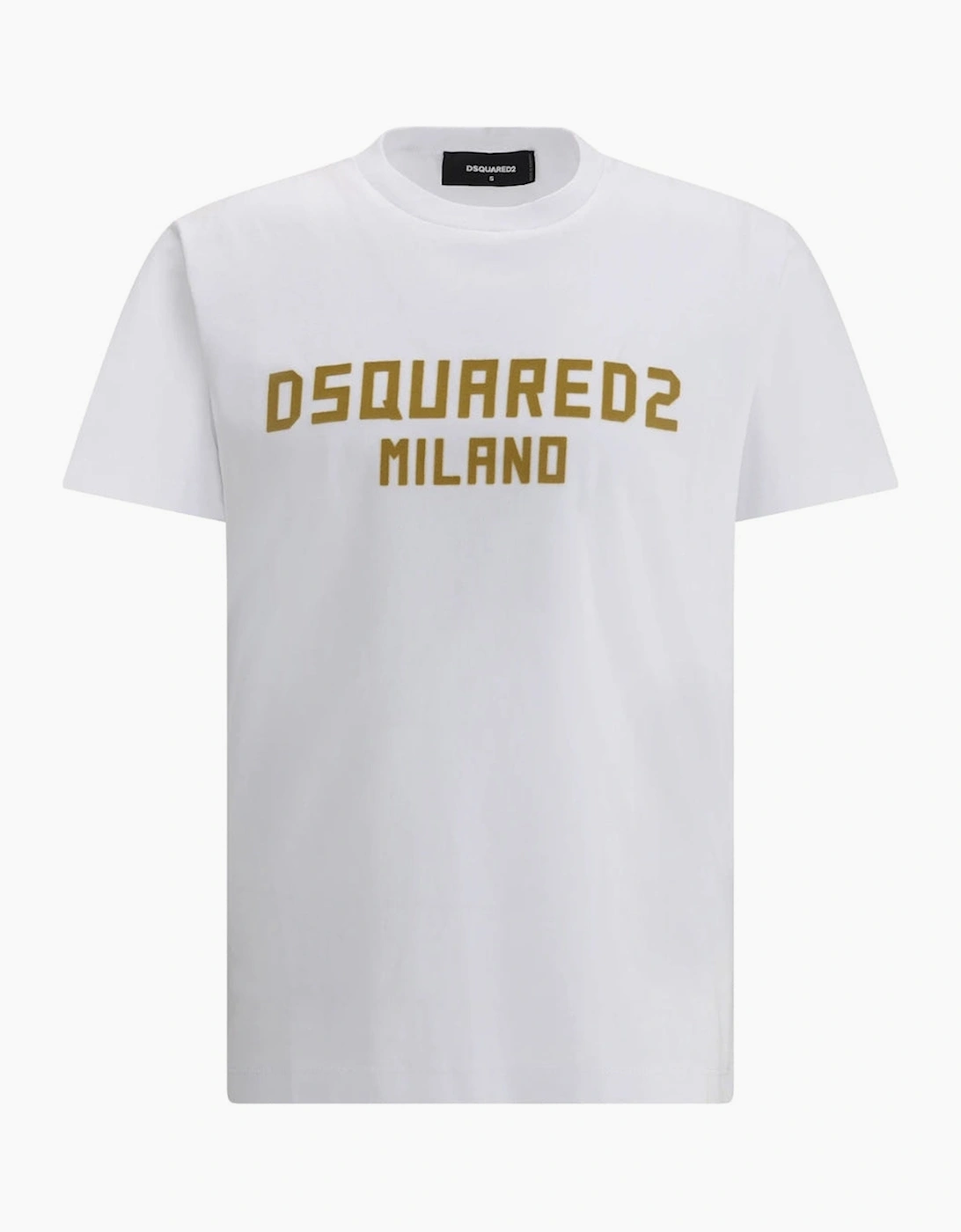 Dsquared2 Men's White Milano Logo Cool Fit T-Shirt  44 Xxl
