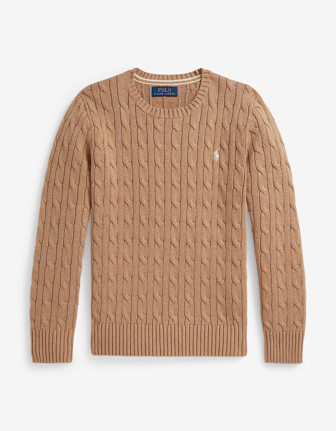 Boys Cable Knit Jumper in Beige, 5 of 4